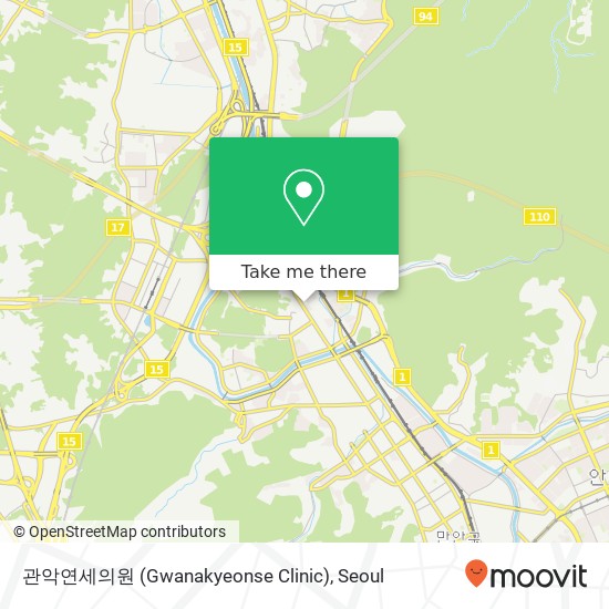 관악연세의원 (Gwanakyeonse Clinic) map