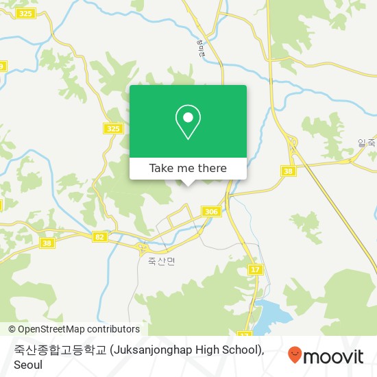 죽산종합고등학교 (Juksanjonghap High School) map