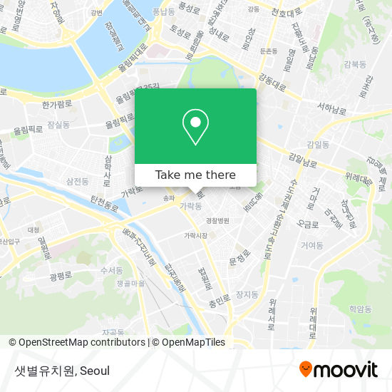 샛별유치원 map