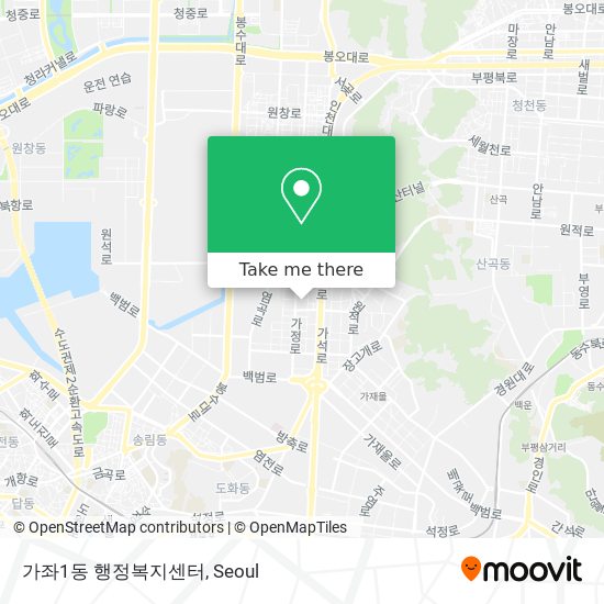 가좌1동 행정복지센터 map