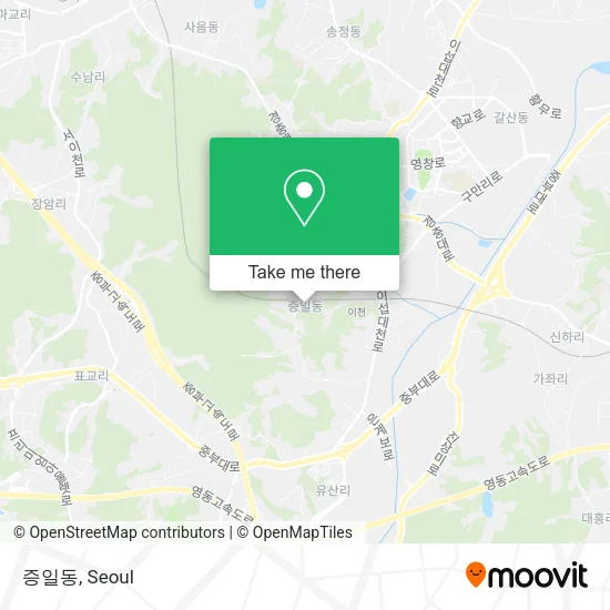증일동 map