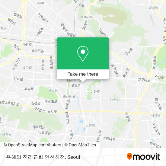 은혜와 진리교회 인천성전 map