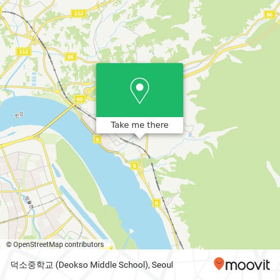 덕소중학교 (Deokso Middle School) map