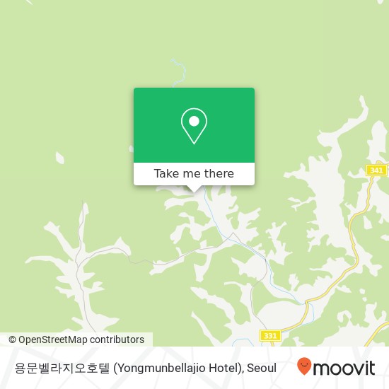 용문벨라지오호텔 (Yongmunbellajio Hotel) map