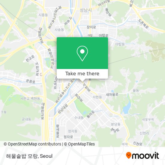 해물솥밥 모랑 map