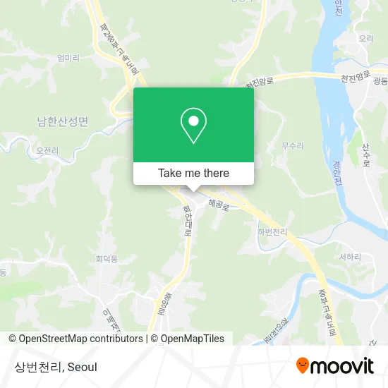 상번천리 map