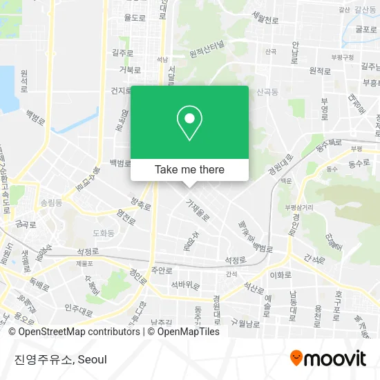진영주유소 map