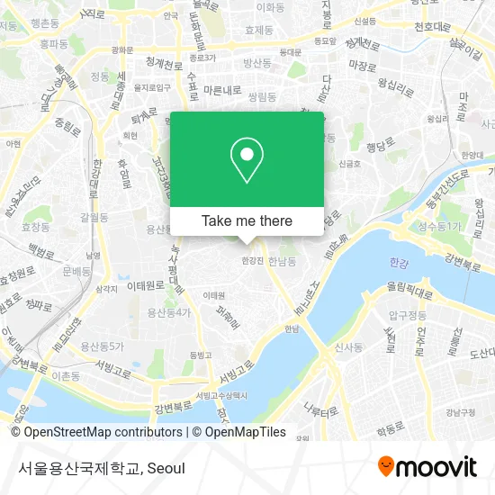 서울용산국제학교 map