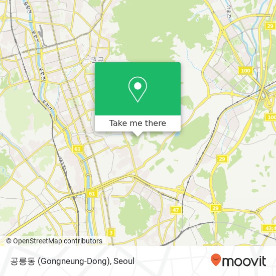 공릉동 (Gongneung-Dong) map