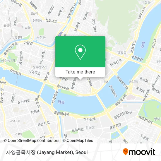 자양골목시장 (Jayang Market) map