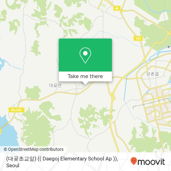 (대곶초교앞) (( Daegoj Elementary School Ap )) map