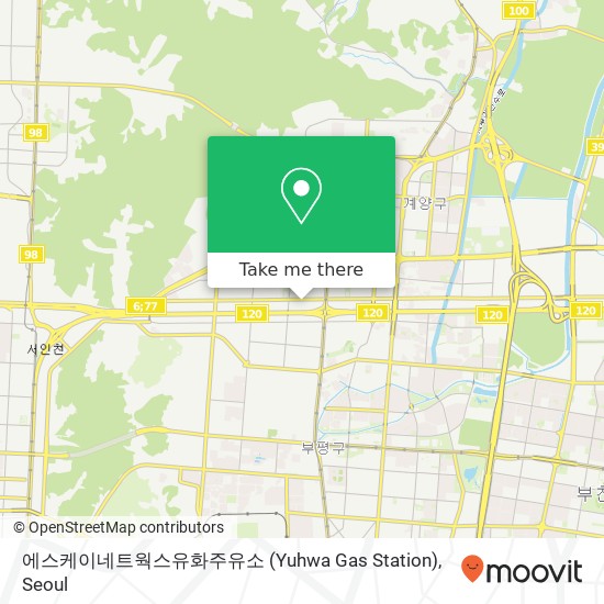 에스케이네트웍스유화주유소 (Yuhwa Gas Station) map