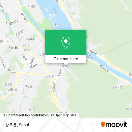 창우동 map