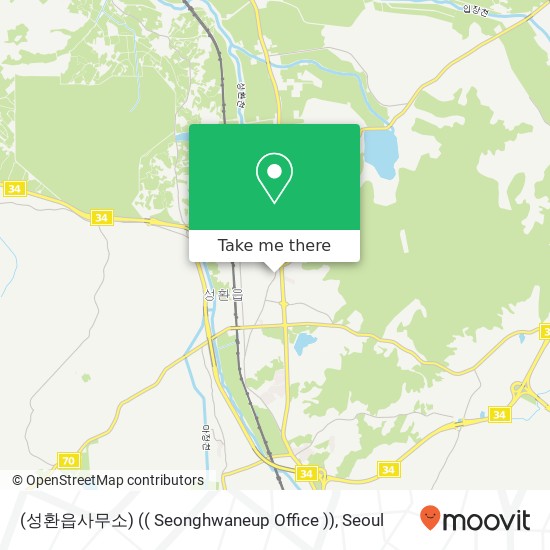 (성환읍사무소) (( Seonghwaneup Office )) map