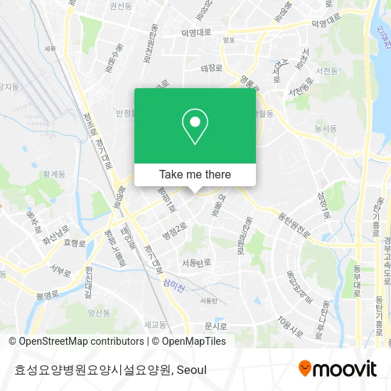 효성요양병원요양시설요양원 map