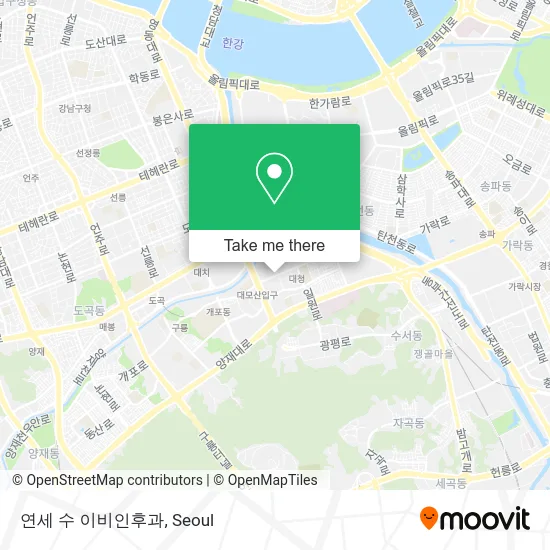 연세 수 이비인후과 map