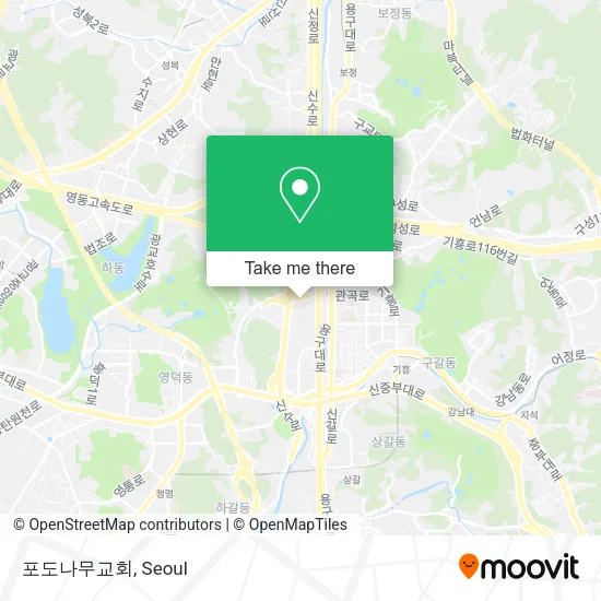 포도나무교회 map