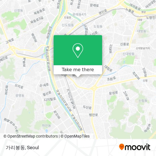 가리봉동 map
