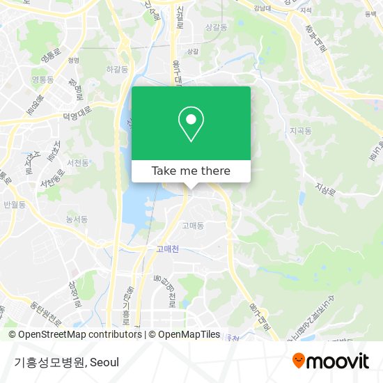기흥성모병원 map