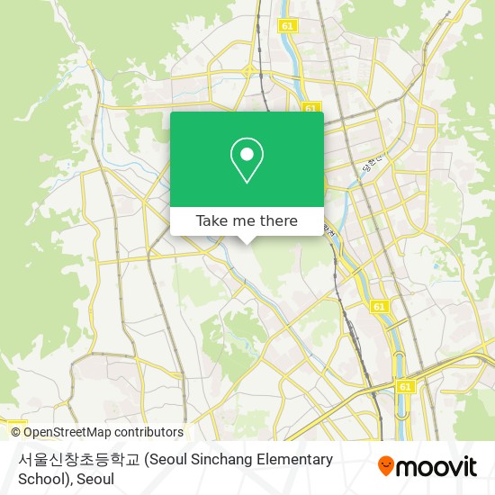 서울신창초등학교 (Seoul Sinchang Elementary School) map