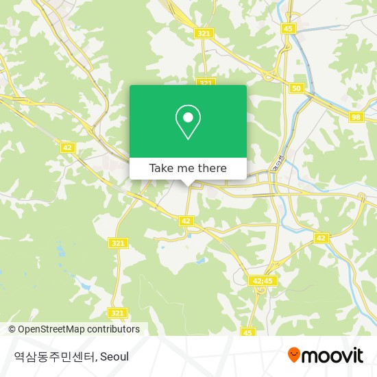 역삼동주민센터 map