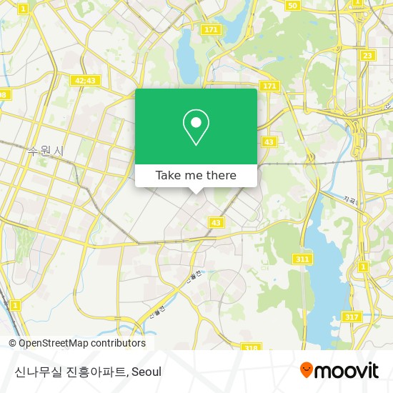 신나무실 진흥아파트 map
