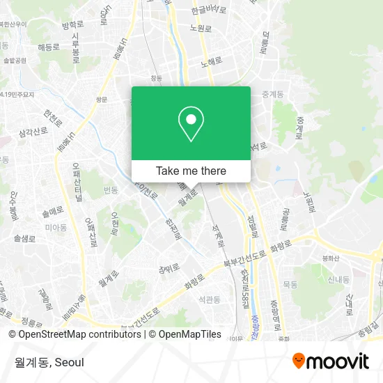 월계동 map