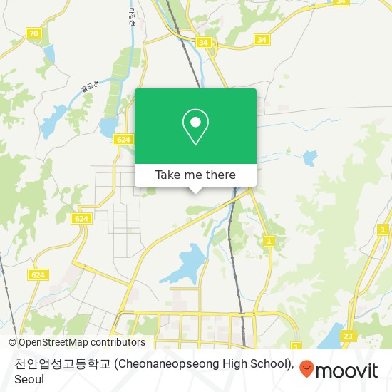 천안업성고등학교 (Cheonaneopseong High School) map