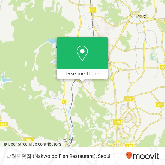 낙월도횟집 (Nakwoldo Fish Restaurant) map