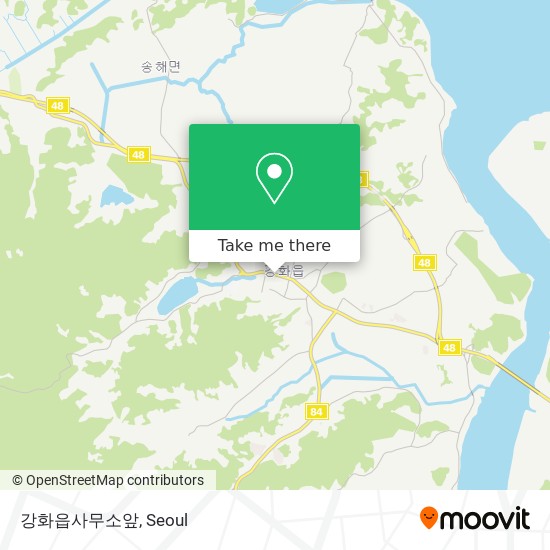 강화읍사무소앞 map