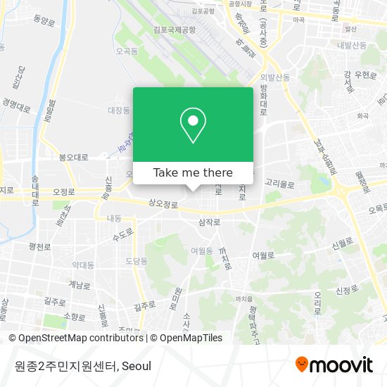 원종2주민지원센터 map