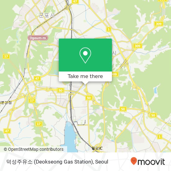 덕성주유소 (Deokseong Gas Station) map