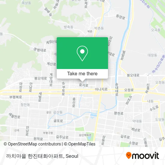 까치마을 한진태화아파트 map