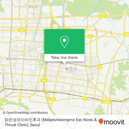 맑은성모이비인후과 (Malgeunseongmo Ear, Nose, & Throat Clinic) map