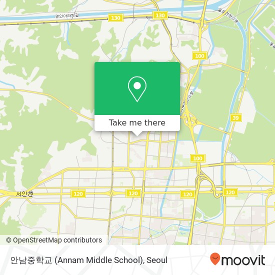 안남중학교 (Annam Middle School) map