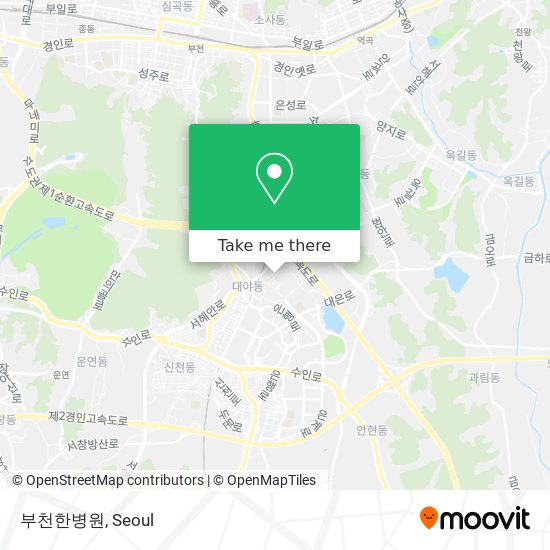 부천한병원 map