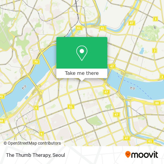 The Thumb Therapy map