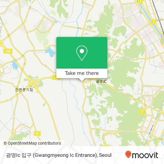 광명Ic 입구 (Gwangmyeong Ic Entrance) map