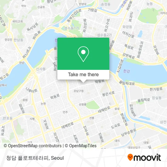 청담 플로트테라피 map