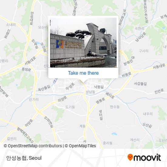 안성농협 map