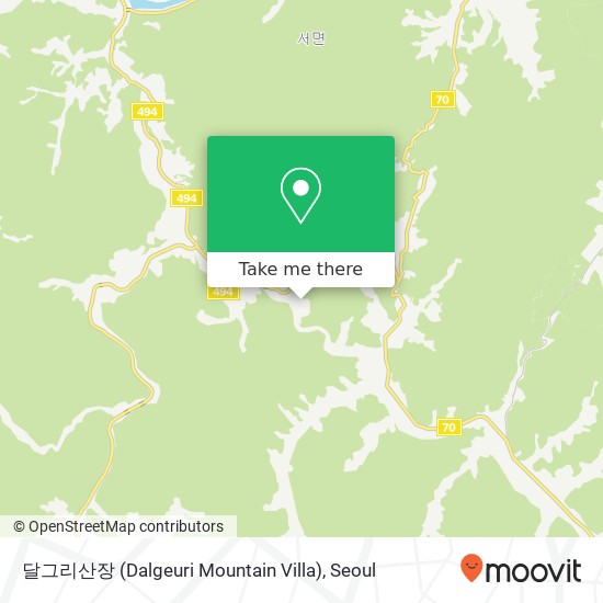 달그리산장 (Dalgeuri Mountain Villa) map