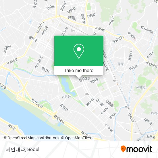 세인내과 map
