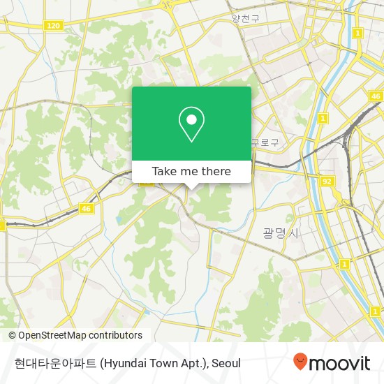 현대타운아파트 (Hyundai Town Apt.) map