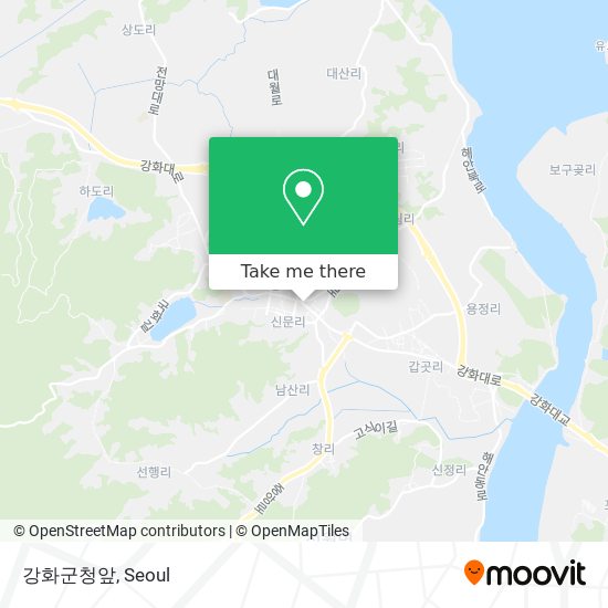 강화군청앞 map