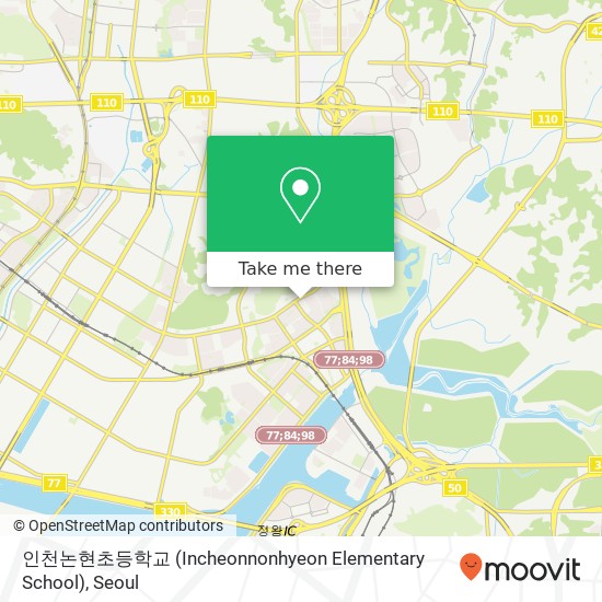 인천논현초등학교 (Incheonnonhyeon Elementary School) map