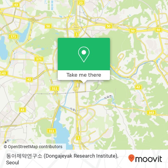 동아제약연구소 (Dongajeyak Research Institute) map