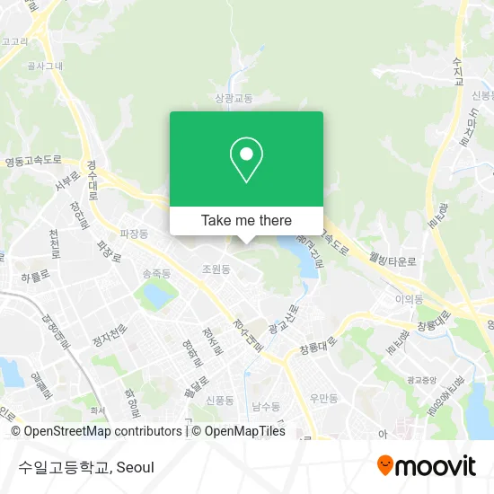 수일고등학교 map