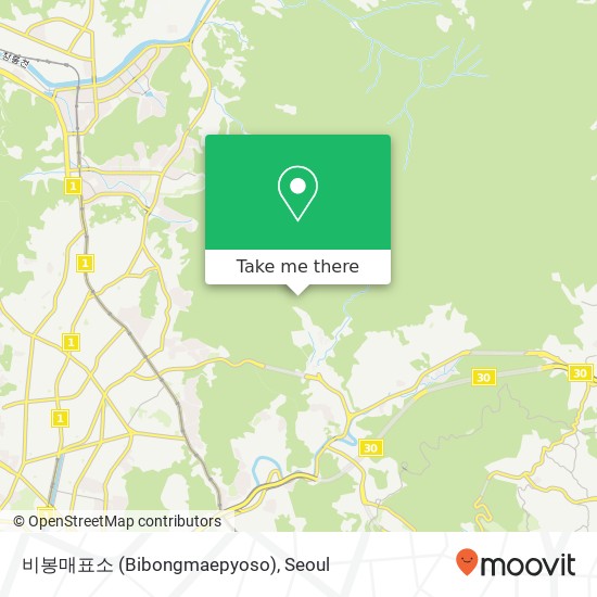 비봉매표소 (Bibongmaepyoso) map