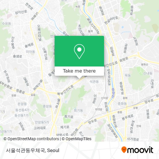 서울석관동우체국 map