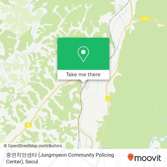 중면치안센타 (Jungmyeon Community Policing Center) map